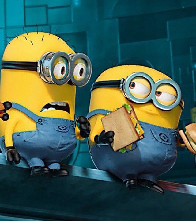 minion eating